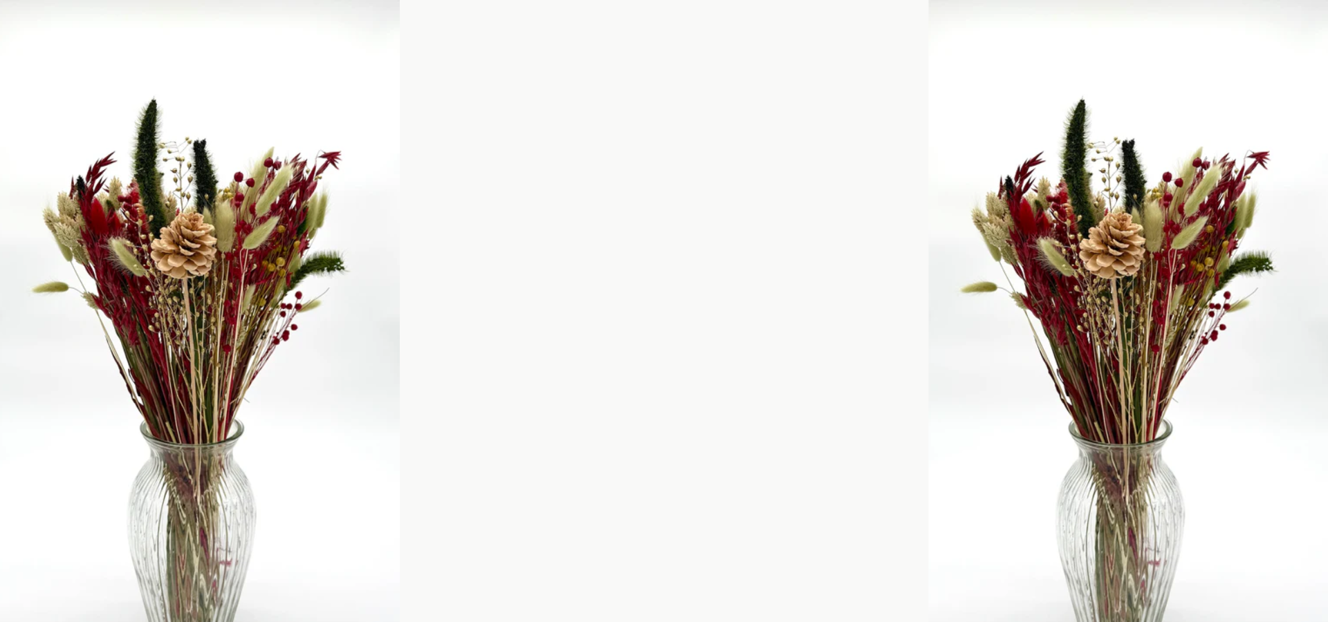 Four images of a bouquet of flowers in a vase on a white backgroundslider_item_dRNarE