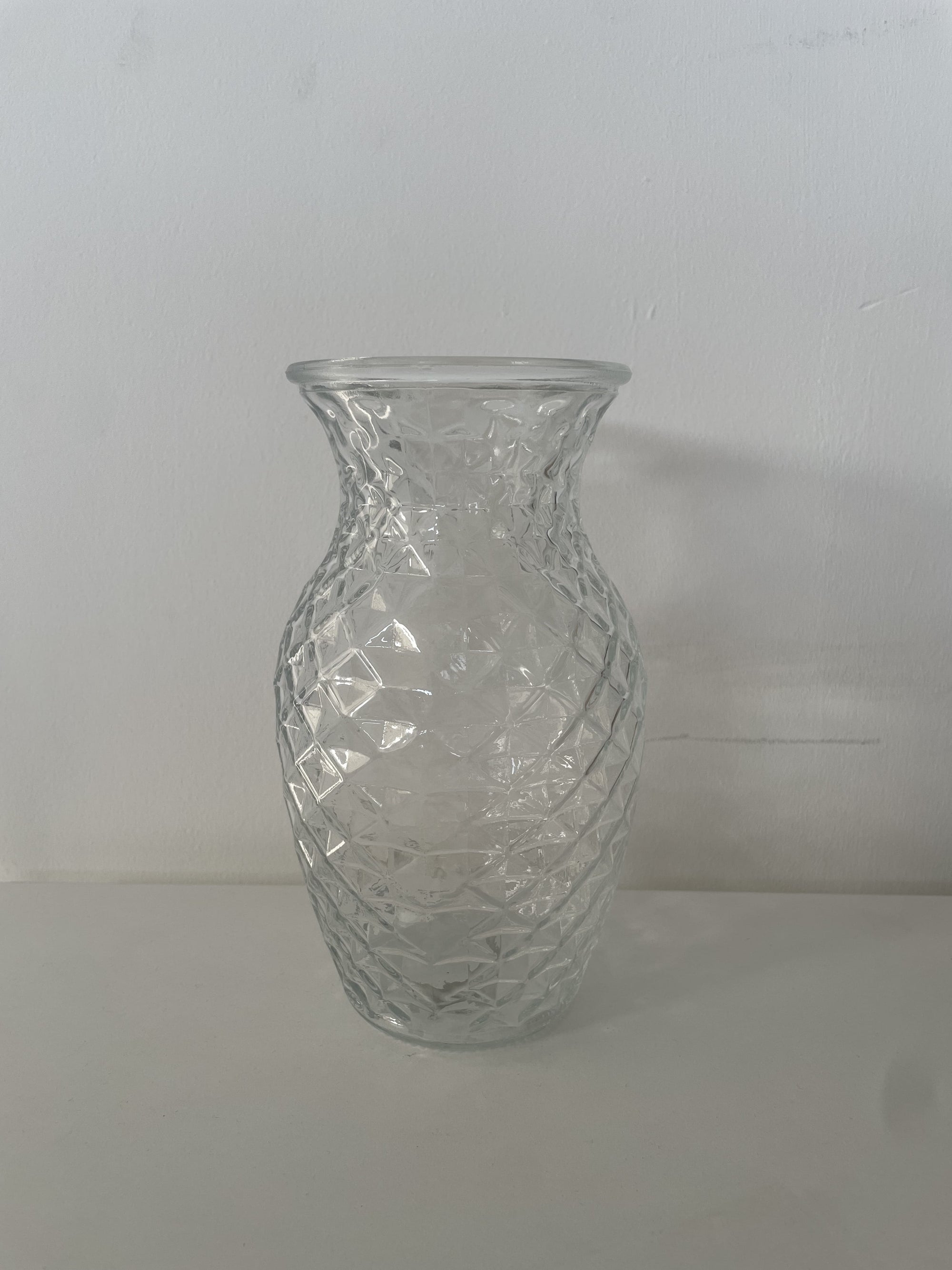 Textured Glass Vase